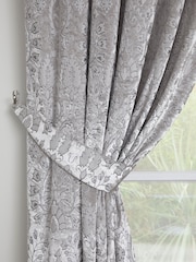 Curtina Trinity Velvet Jacquard Lápis Pregas Curtains - Imagem 3 de 4