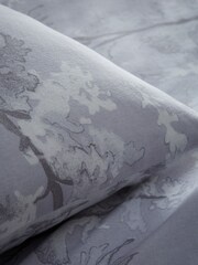 Appletree Grey Alaska 100 Brushed Cotton Duvet Cover Set - Image 3 of 4