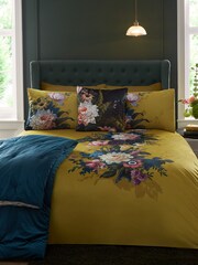Appletree Blue Kennington Luxe Velvet Filled Cushion - Image 2 of 5