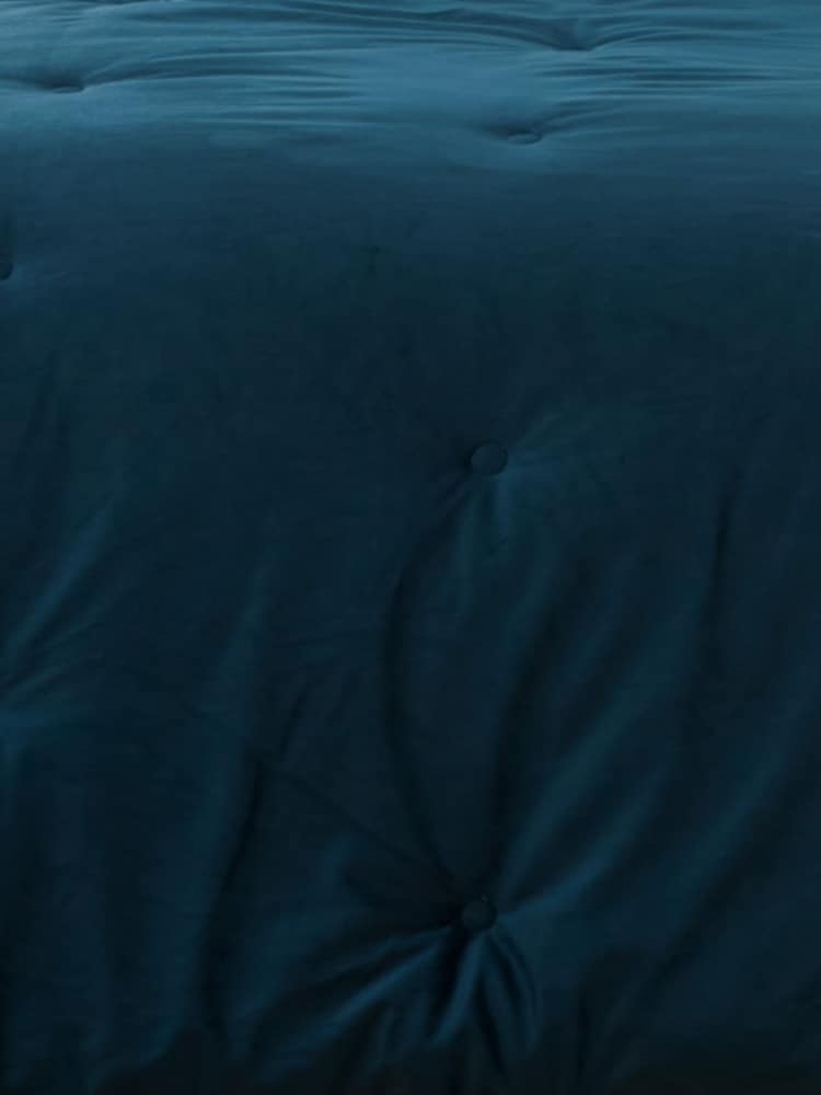 Appletree Blue Austell Luxe Velvet Bedspread - Image 3 of 3