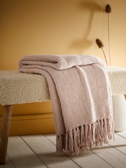 Appletree Natural So Soft Chenile Throw - Image 1 of 3