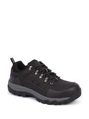 Pavers Steel Toe Cap Lace-Up Black Shoes - Image 2 of 5