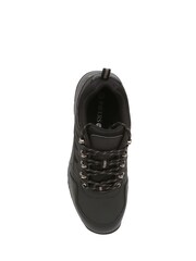 Pavers Steel Toe Cap Lace-Up Black Shoes - Image 4 of 5