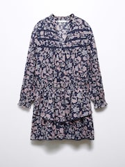 Mango Jimena Floral Ruffled Dress - Image 6 of 7