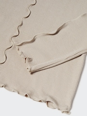 Mango Mesh Long Sleeve Top - Image 7 of 7