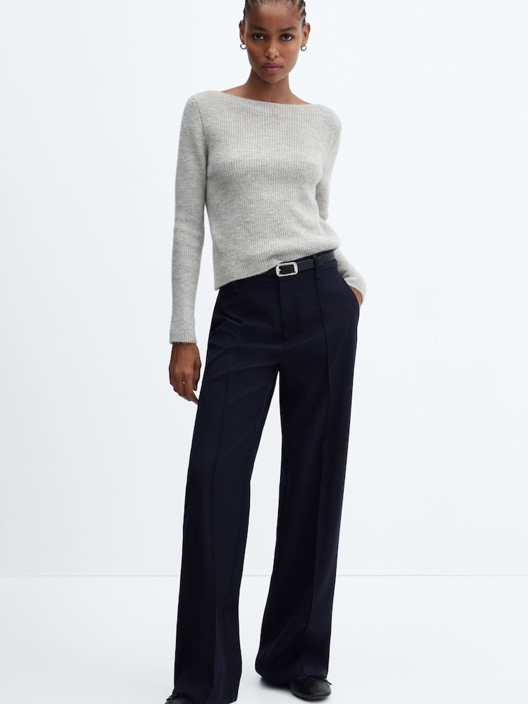 Mango Rosa Boat-neck Knitted Sweater - Image 2 of 7 Mango Rosa Boat-neck Knitted Sweater - Image 2 of 7