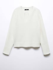 V-neck Round-neck Jumper - Image 6 of 6