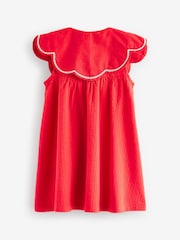 Red Cotton Summer Dress (3mths-7yrs) - Image 6 of 7
