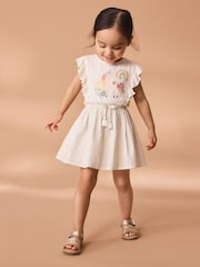 Blue Unicorn Frill Dress (3mths-7yrs) - Image 2 of 6