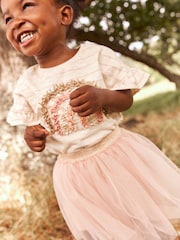 Pale Pink Skirt & T-Shirt Set (3mths-7yrs) - Image 2 of 6