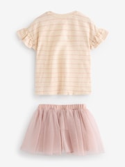 Pale Pink Skirt & T-Shirt Set (3mths-7yrs) - Image 5 of 6