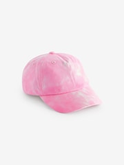 Pale Pink Tie Dye Baseball Cap (3-16yrs) - Image 1 of 2