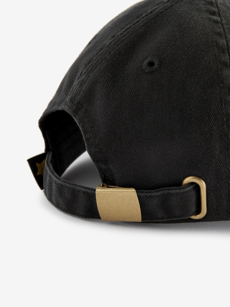 Black Baseball Cap (1-16yrs) - Image 2 of 2