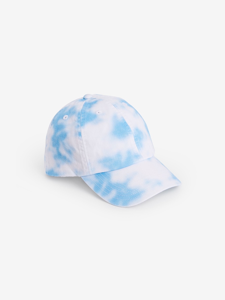 Blue Tie Dye Baseball Cap (1-16yrs) - Image 1 of 2 Blue Tie Dye Baseball Cap (1-16yrs) - Image 1 of 2