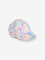 Multi Tie Dye Heart 100% Cotton Baseball Cap (1-13yrs) - Image 1 of 2