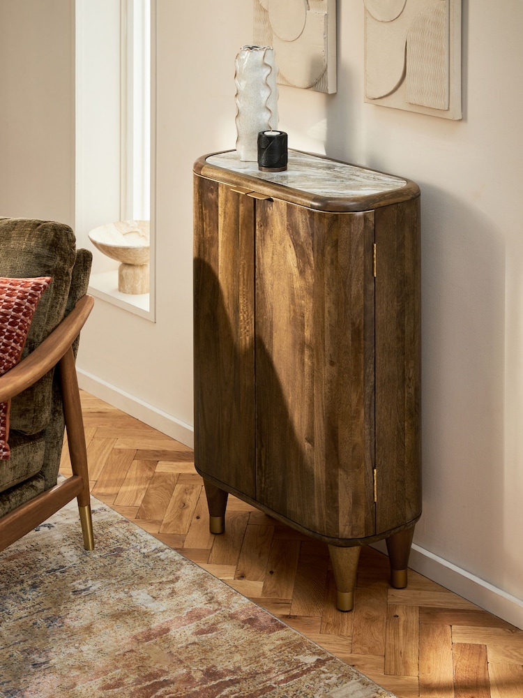 Dark Chester Mango Wood Small Sideboard - Image 2 of 14