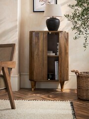 Dark Chester Mango Wood Small Sideboard - Image 5 of 14