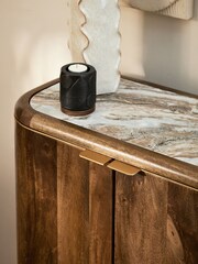 Dark Chester Mango Wood Small Sideboard - Image 7 of 14
