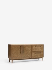 Dark Clayton Oak Marquetry Large Sideboard - Image 7 of 8