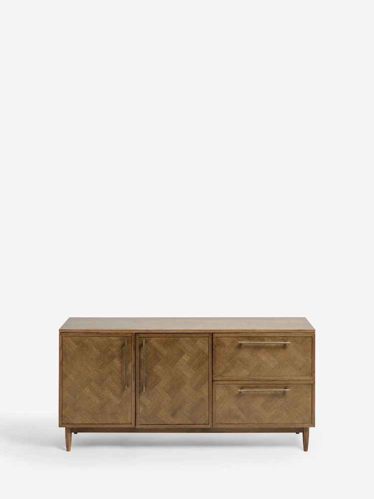 Dark Clayton Oak Marquetry Large Sideboard - Image 8 of 8
