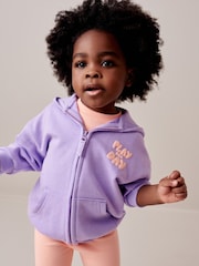 Purple Zip Through 3 Piece Set (3mths-7yrs) - Image 1 of 8