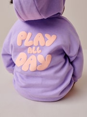 Purple Zip Through 3 Piece Set (3mths-7yrs) - Image 3 of 8