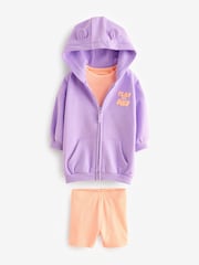 Purple Zip Through 3 Piece Set (3mths-7yrs) - Image 5 of 8