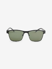 Black and Green Clubmaster Polarised Sunglasses - Image 3 of 5