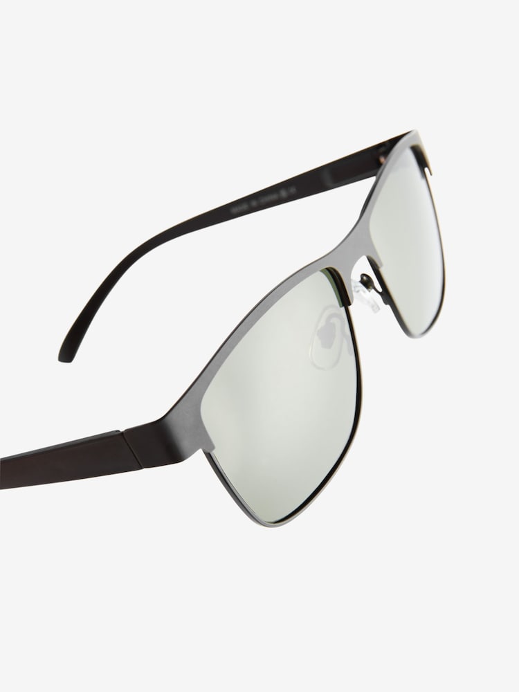 Black and Green Clubmaster Polarised Sunglasses - Image 4 of 5