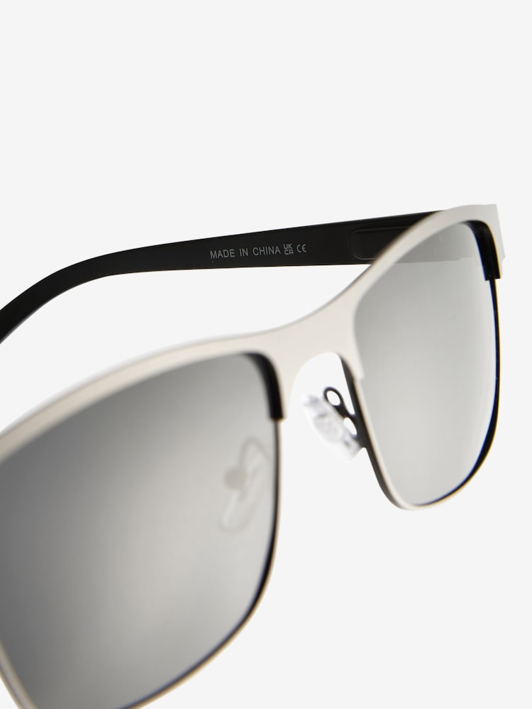 Black Mirror Clubmaster Polarised Sunglasses - Image 6 of 6