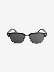 Black & Black Clubmaster Polarised Sunglasses - Image 3 of 5