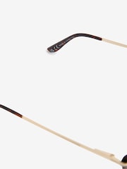 Schildpatt, Braun - N Logo Clubmaster Polarised Sunglasses - Bild 6 von 6