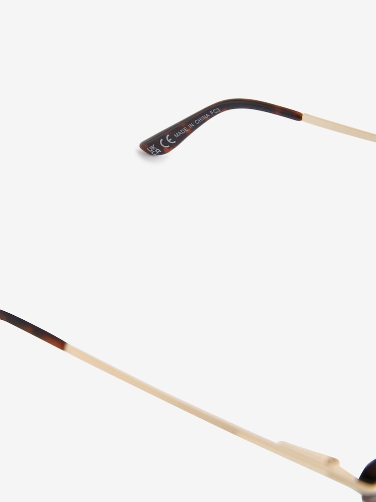 Schildpatt, Braun - N Logo Clubmaster Polarised Sunglasses - Bild 6 von 6