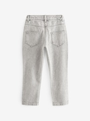 Серый - Джинсы Distressed Mom 100% Cotton (3-16лет) - Изображение 6 из 7