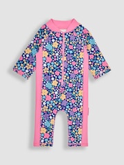 Azul marino - Traje de 1 pieza con protección solar UPF 50 de JoJo Maman Bébé - Imagen 1 de 5