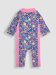 Azul marino - Traje de 1 pieza con protección solar UPF 50 de JoJo Maman Bébé - Imagen 2 de 5