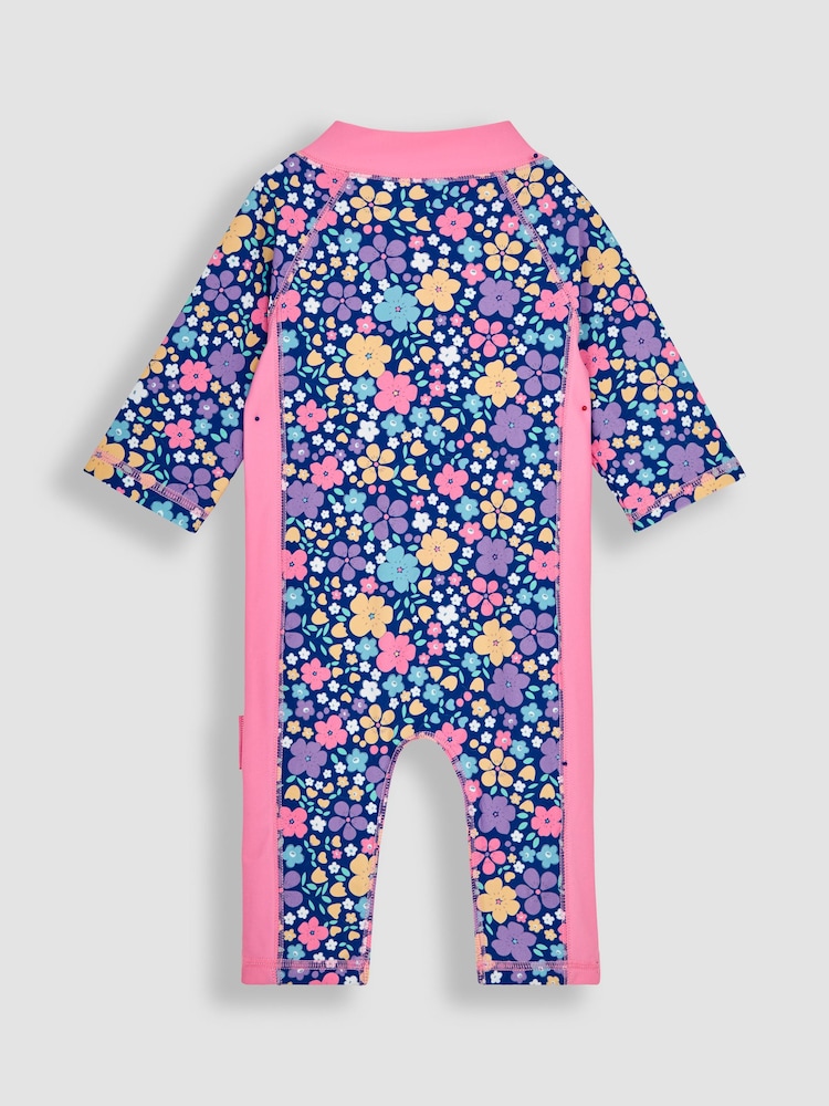 Marineblau/blau - JoJo Maman Bébé UPF 50 1-teiliger Sonnenschutzanzug - Bild 2 von 5 Marineblau/blau - JoJo Maman Bébé UPF 50 1-teiliger Sonnenschutzanzug - Bild 2 von 5