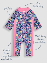 Azul marino - Traje de 1 pieza con protección solar UPF 50 de JoJo Maman Bébé - Imagen 3 de 5