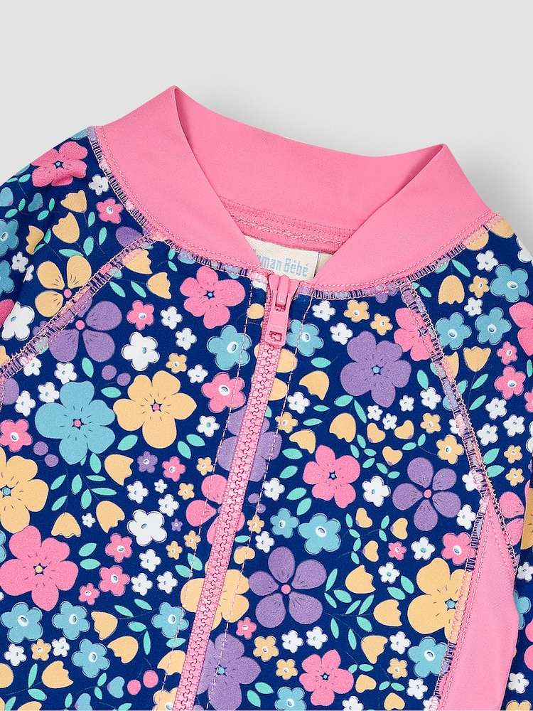 Azul marino - Traje de 1 pieza con protección solar UPF 50 de JoJo Maman Bébé - Imagen 5 de 5