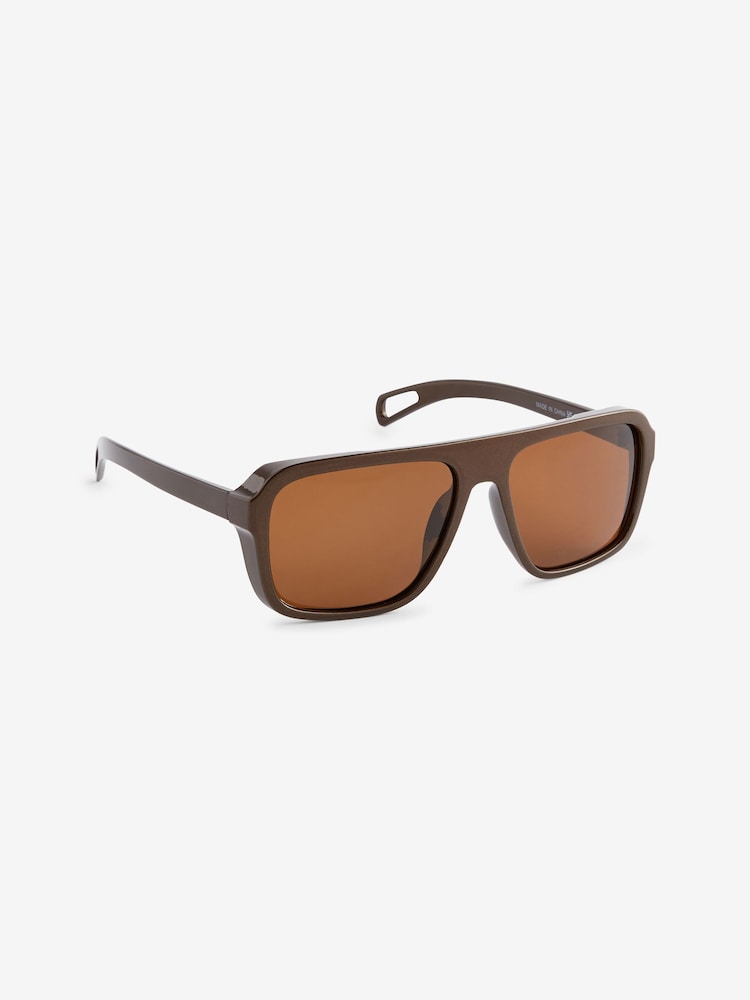 Light Brown Navigator Polarised Sunglasses - Image 2 of 5