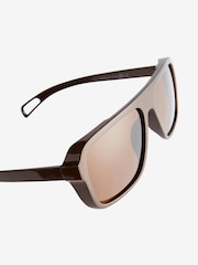 Light Brown Navigator Polarised Sunglasses - Image 4 of 5