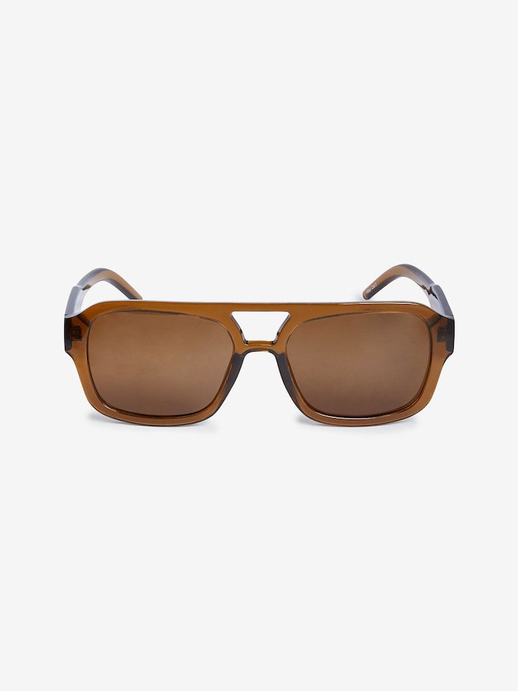 Honey Brown Navigator Polarised Sunglasses - Image 4 of 4