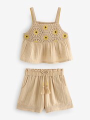 Stone - Sunflower Top And Shorts Set (3-16yrs) - Bild 6 von 10