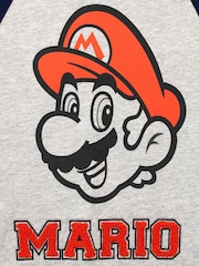Character Grey Super Mario Long Sleeve Top - Image 2 of 2