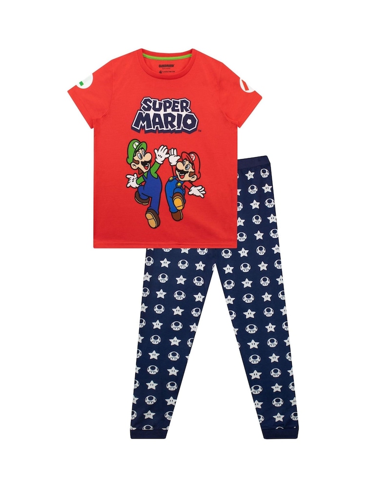 Character Red Super Mario Pyjamas - Image 1 of 7
