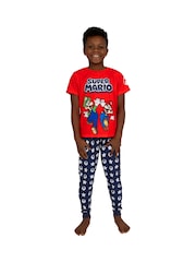 Character Red Super Mario Pyjamas - Image 5 of 7