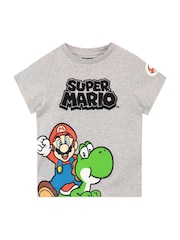 Character Grey Super Mario Pyjamas - Image 2 of 8