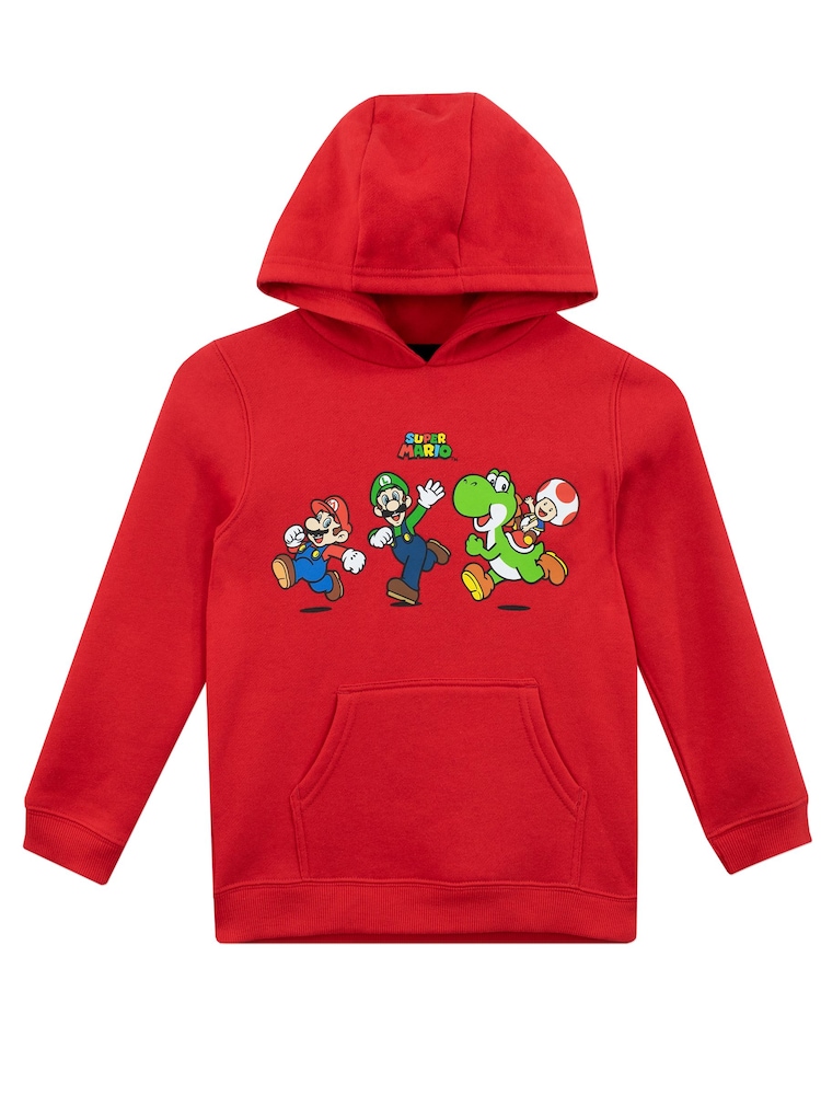 Character Red Super Mario Hoodie - Image 2 of 4