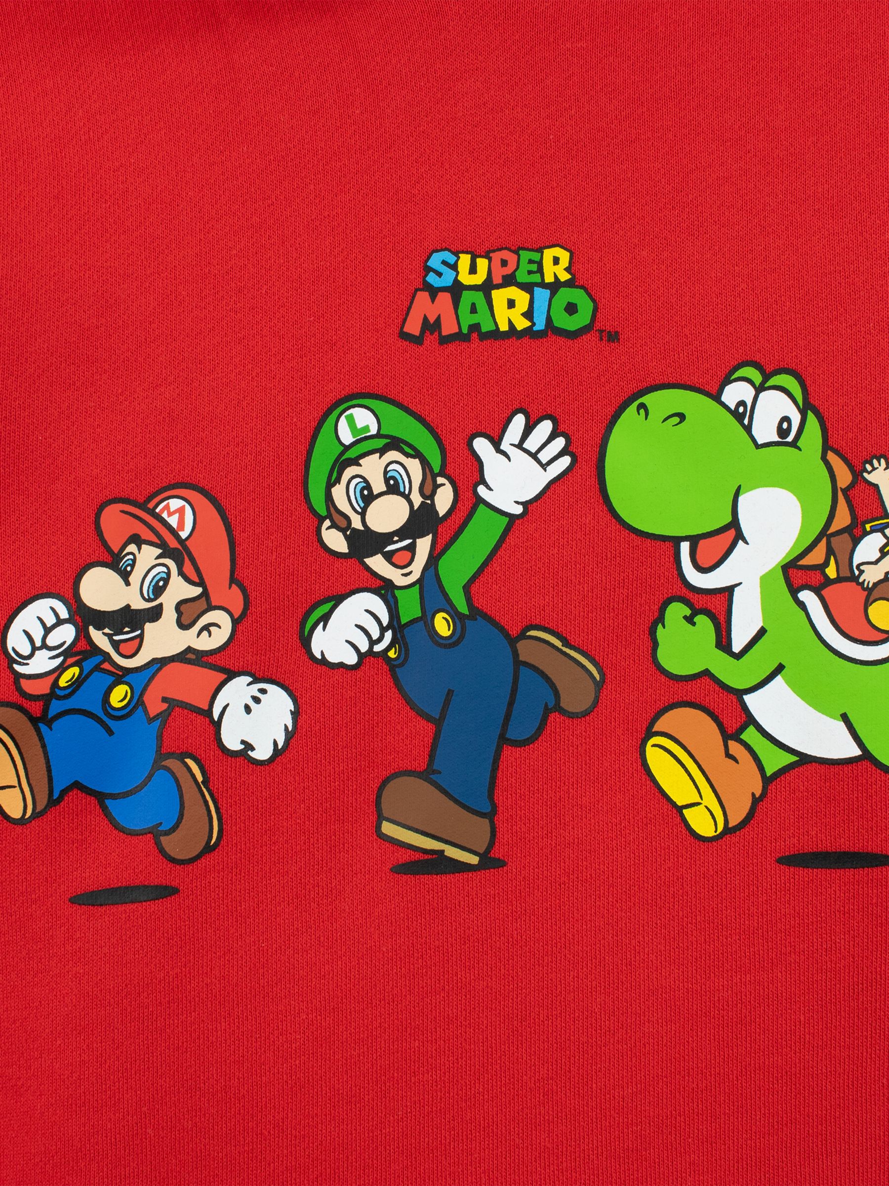 Super mario hoodie kids discount
