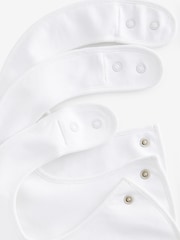 White Baby Regular Bibs 3 Pack - Image 2 of 2